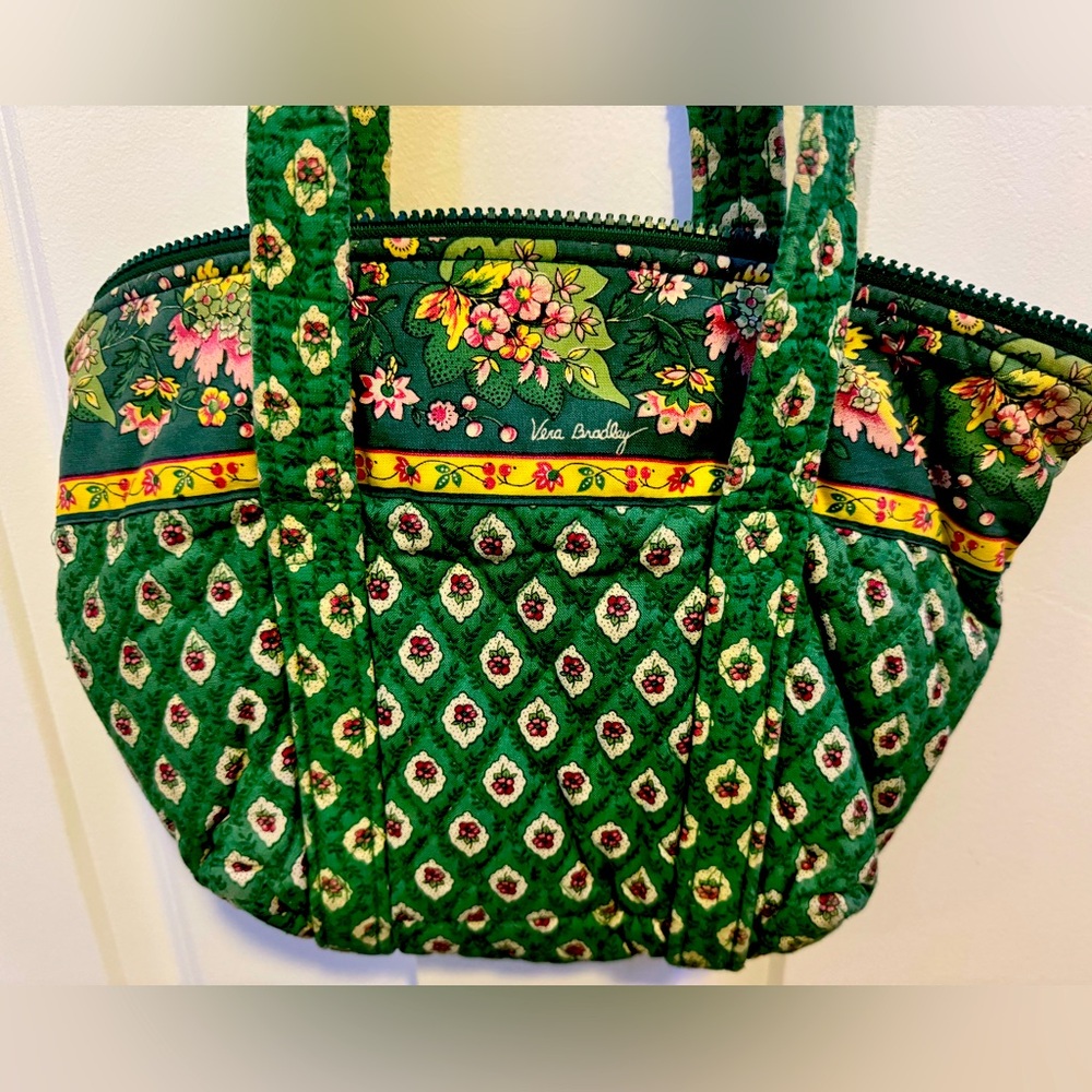 Vintage Vera Bradley Greenfield Quilted Bag